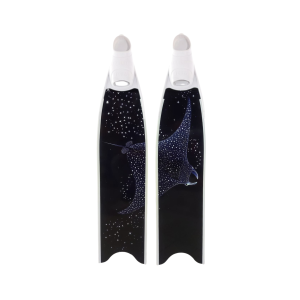 Long Fins Fiberglass Black Manta - Freediving & Spearfishing
