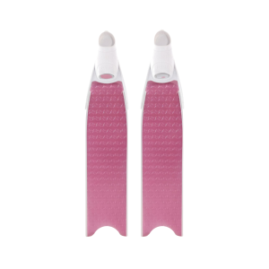 Long Fins Fiberglass Laser Water Cube Pink - Freediving & Spearfishing