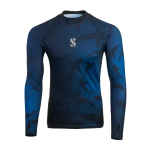 SCUBAPRO UPF 50 T-Flex Rash Guard, Long Sleeve, Men